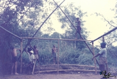 Jungle river base of operations under construction