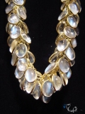 Moonstone 18KT necklace close up