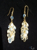 Moonstone 18kt earrings