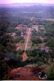 Top of Sigiriya to the gardens below