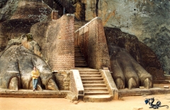 Entrance to ancient palace at Sigiriya